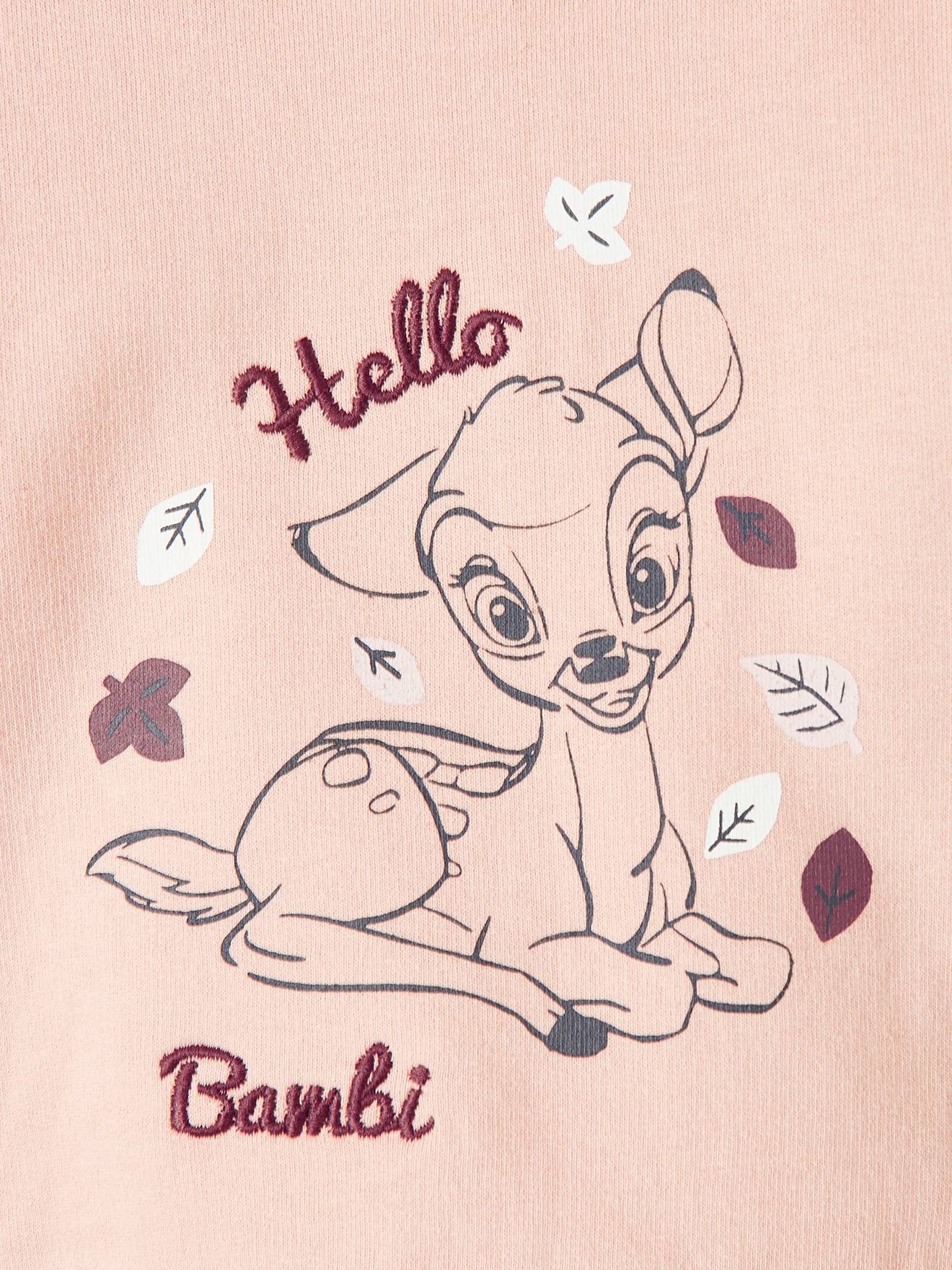Conjunto DS® Bambi de 2 peças em rosa claro liso com estampas