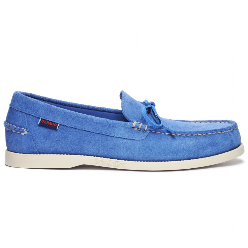 DOCKSIDES SCHOODIC BEAT OUT Blue Limoge-Mocassins pour homme en cuir suede