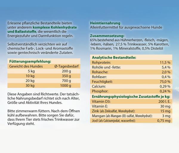 Dehner Best Nature Nassfutter für Hunde Light