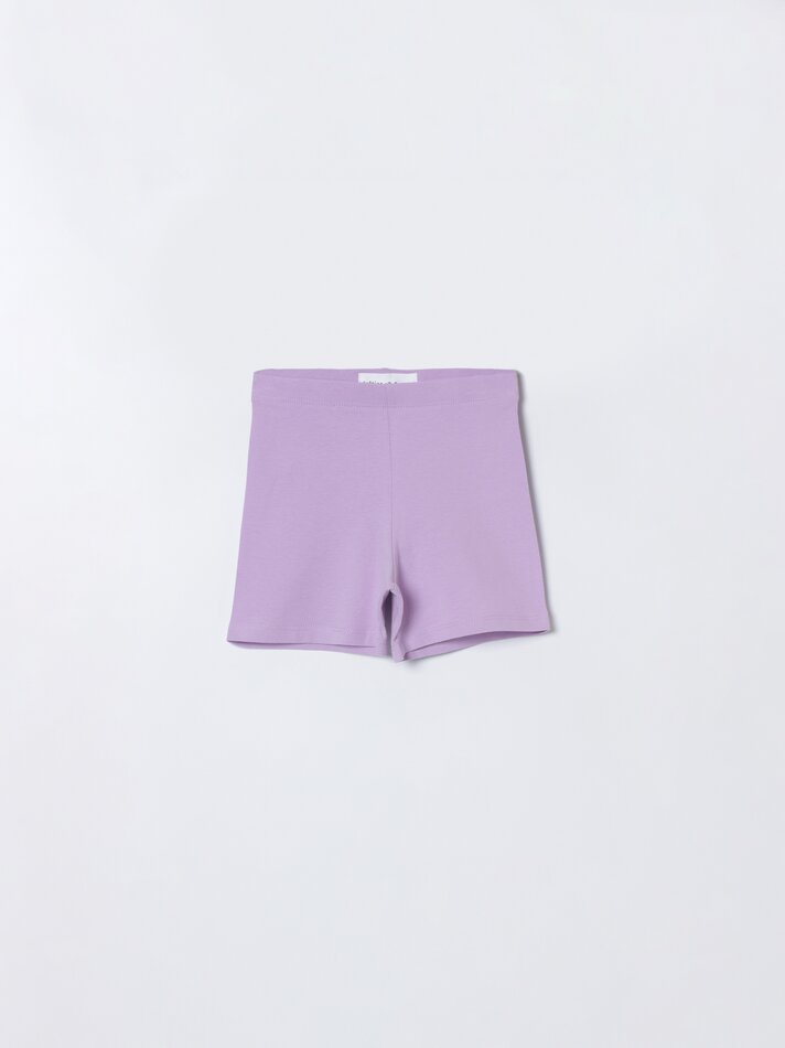 Conjunto com 2 Leggings Curtas - Malva