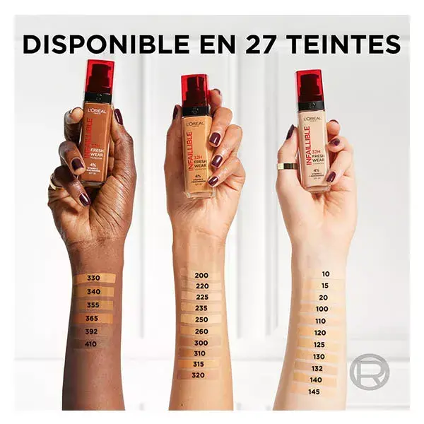 Base líquida L'Oréal Paris Infallible 32H, tom 410, 30ml