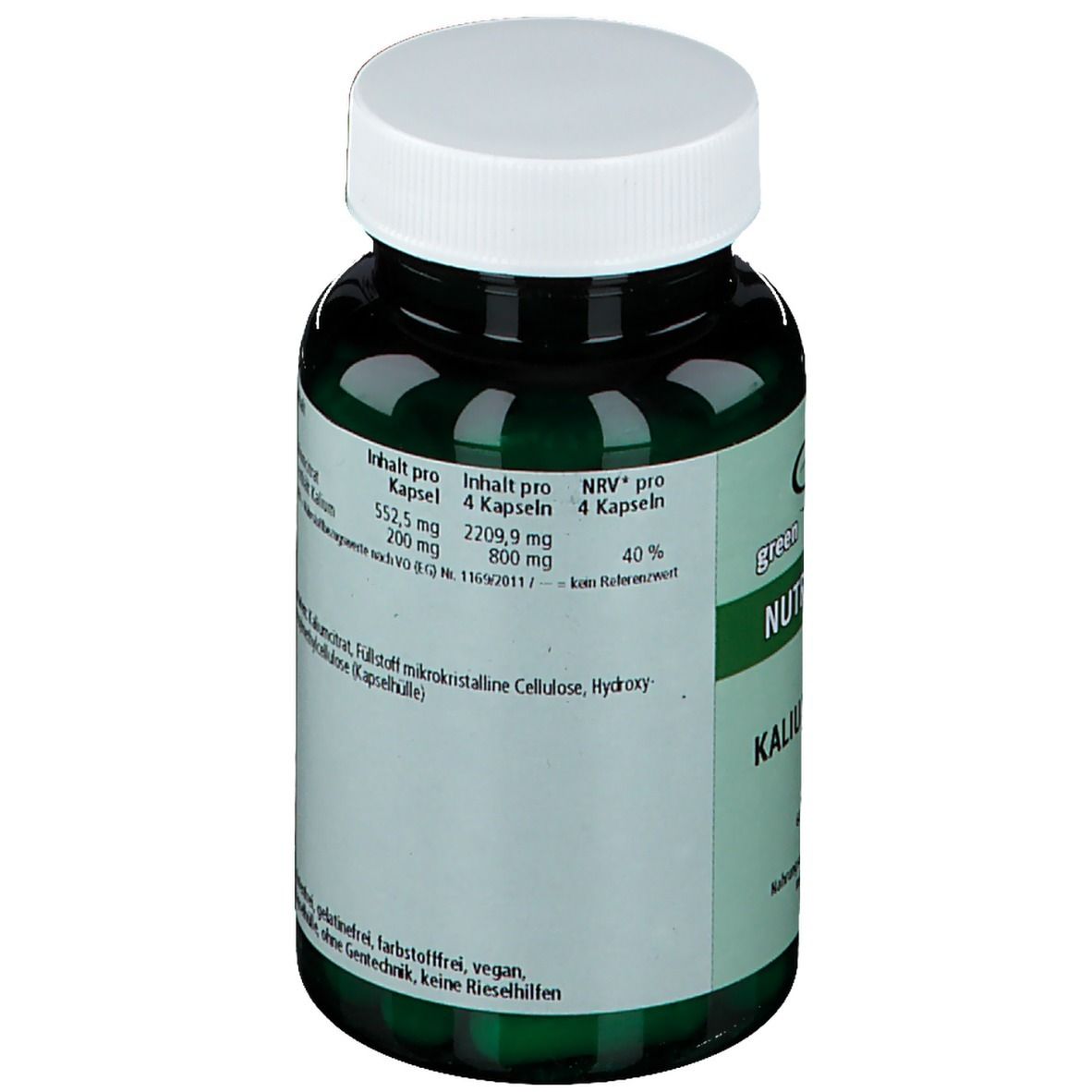 green line NUTRITHEKE Kalium Citrat