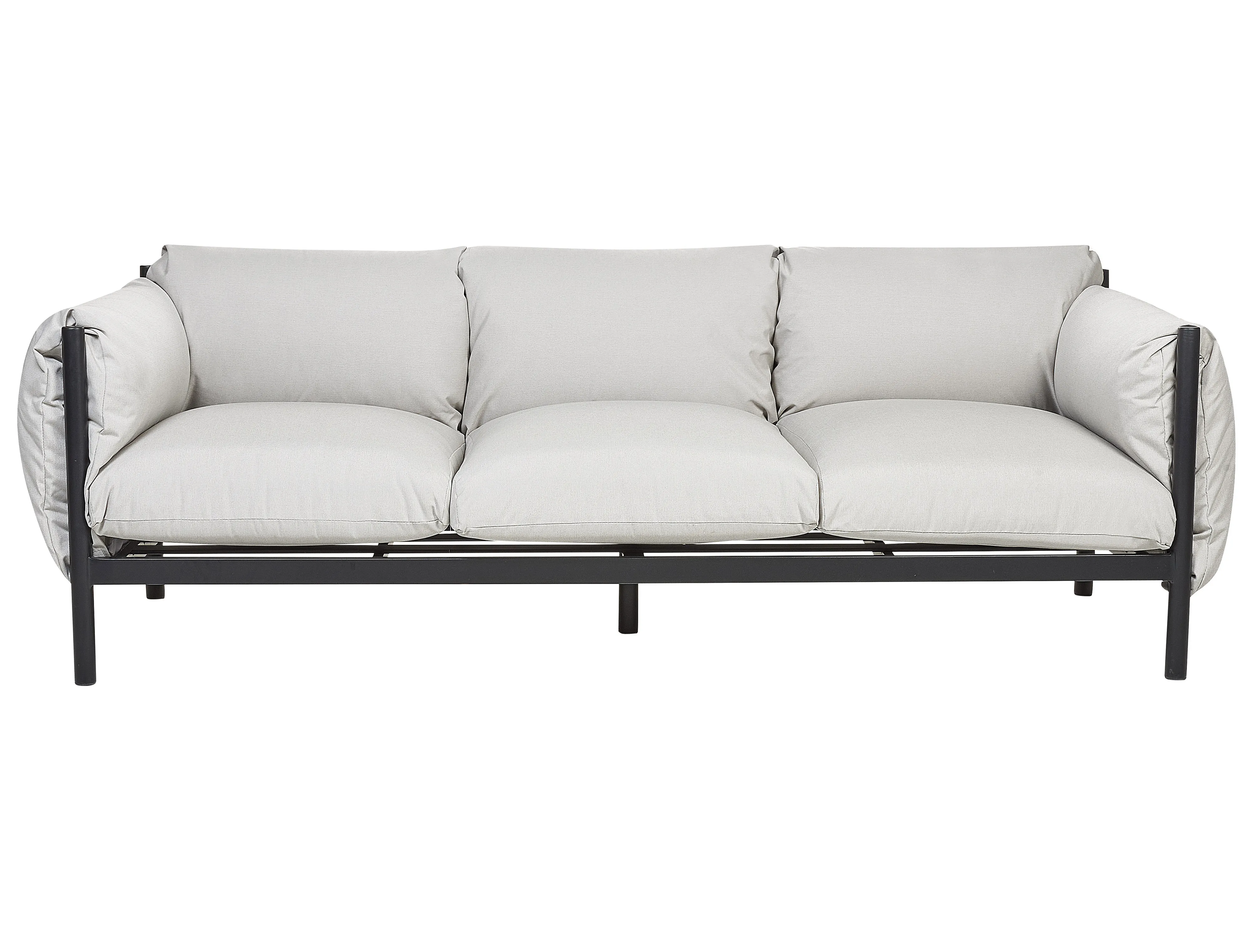 Tuin loungebank 3-zits ESPERIA Metaal Grijs