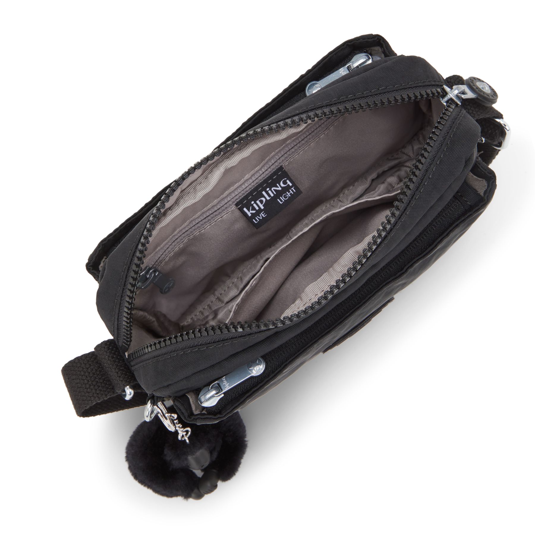 ABANU Mini Sac à Bandoulière avec Sangle Ajustable - Black Noir