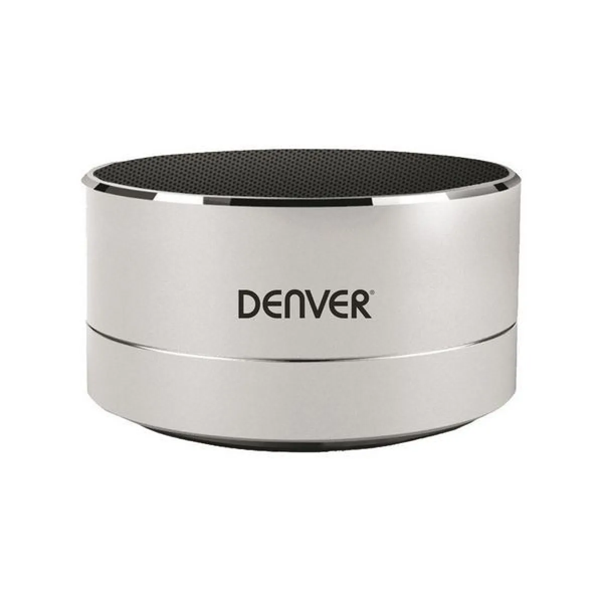 TOTALCADEAU Enceinte Bluetooth Ronde 3W - Argent