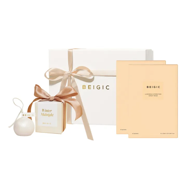 Beigic Coffret Holiday Luminous -  Masque en tissu Hydrating Luminous