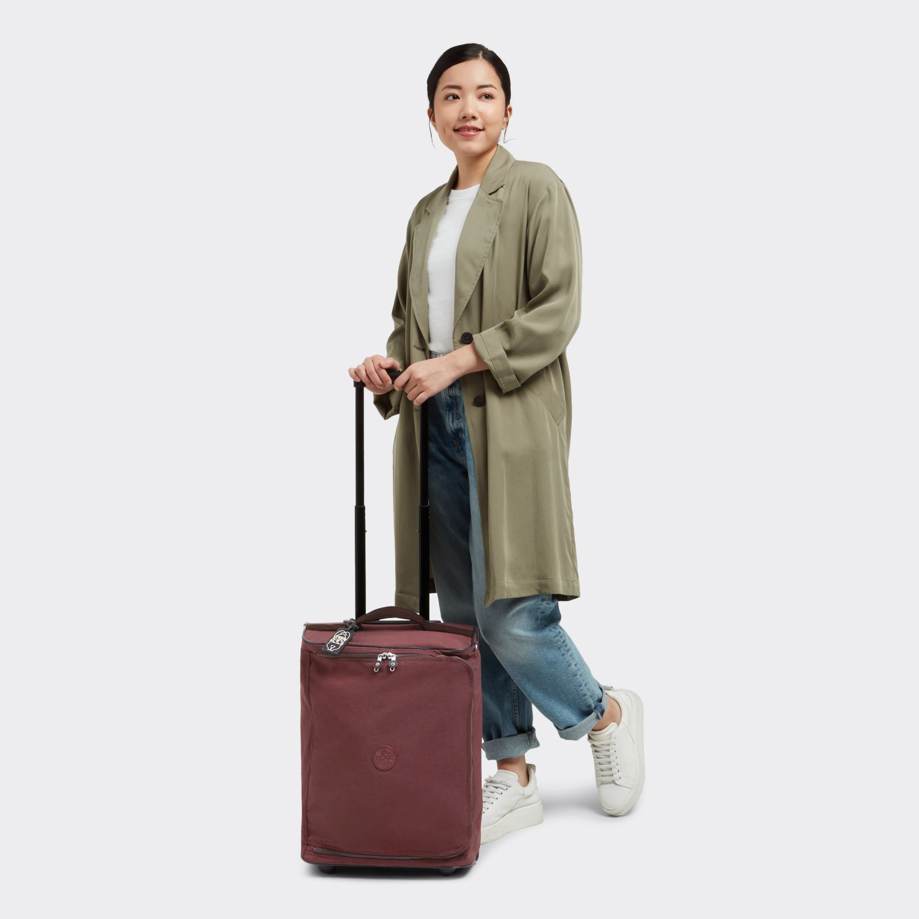 TEAGAN XS Petit Sac de Voyage Cabine à Roulettes - Mahogany