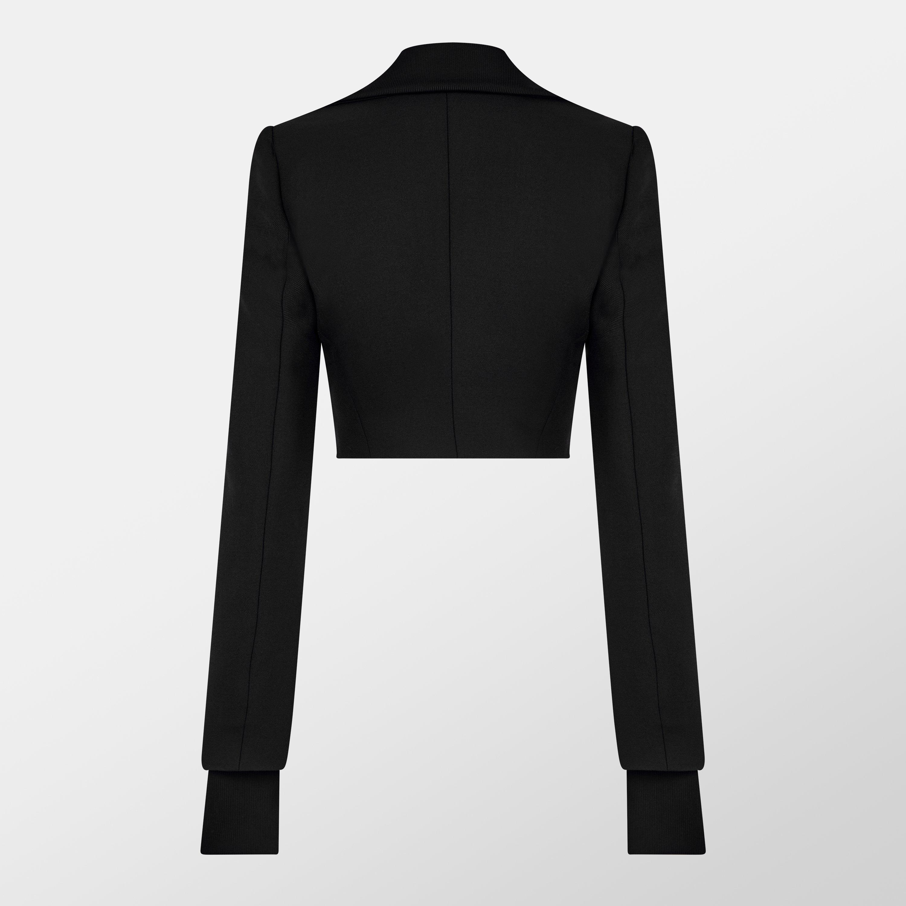 Off White Cropped Jacket