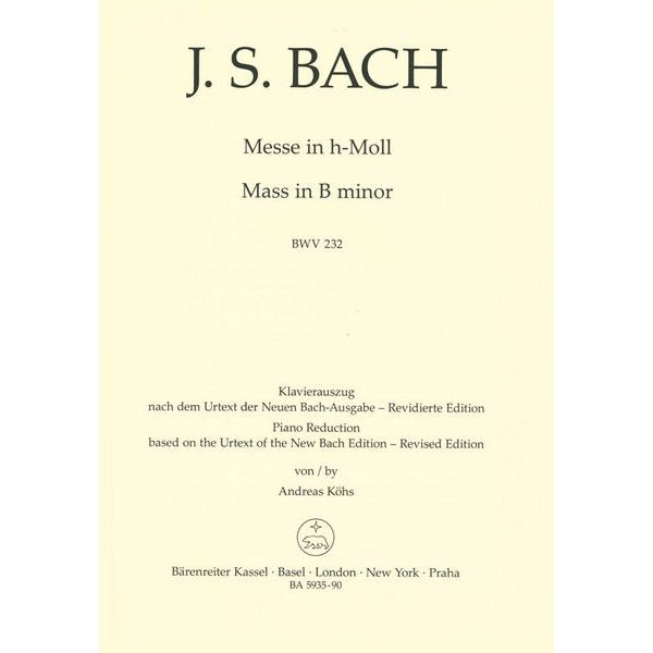 Bärenreiter Bach Messe h-Moll