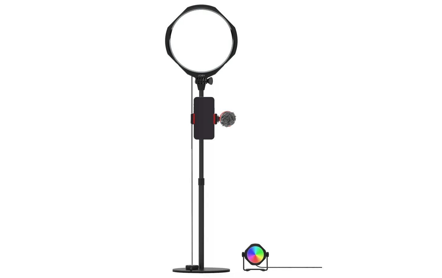Videoleuchte Beamo Studio Creator KitAll-in-One YouTube-Heimstudio-Kit mit LED Key Light, Hintergrundlicht und Mikrofon