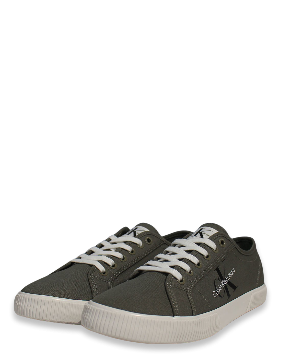 calvin klein Baskets de ville homme ess vulcanized low toile olive