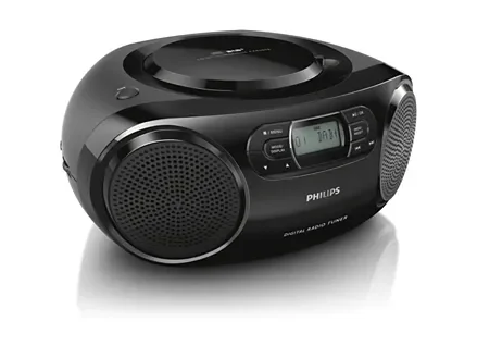 Philips - Bærbar CD-afspiller - Sort