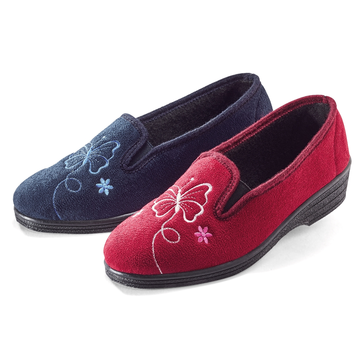 Chaussons Butterfly marine ou rouge