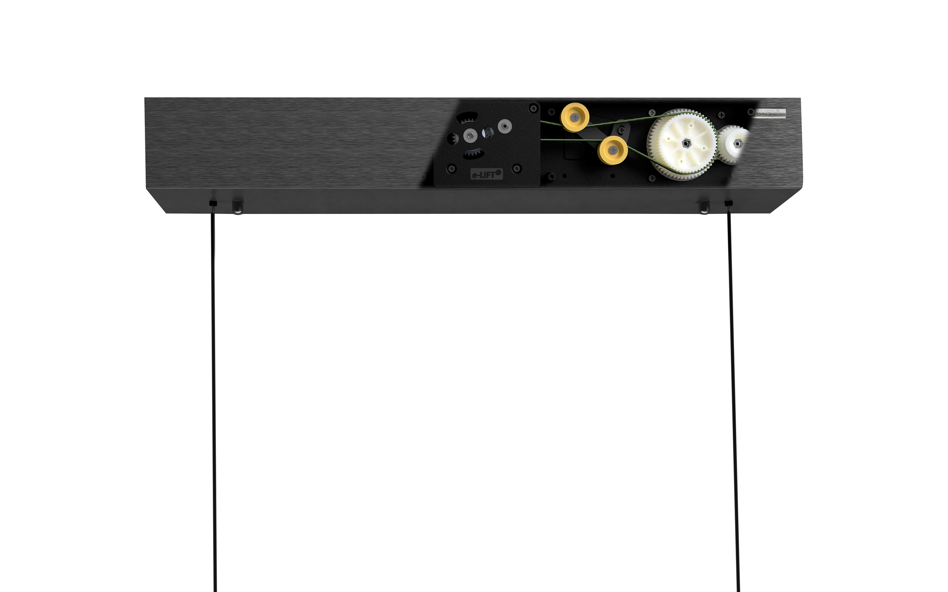LED-Pendelleuchte Pure Moto-Rise, grau, 120 cm