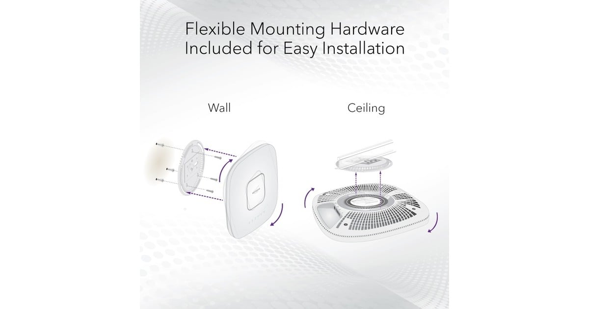 NetgearWAX630 Tri-Band PoE Multi-Gig WiFi 6 Acces Point access point  (Wit, Insight Managed | AX6000)