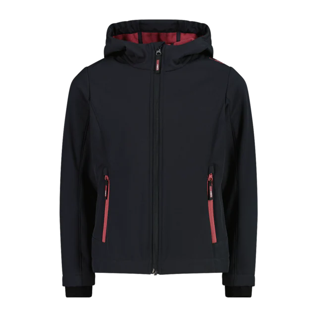 CMP Softshelljacke »KID G JACKET FIX HOOD für Kinder43405465« mit Kapuze Atmungsaktiv & Wasserabweisend & Windabweisend ,Übergangsjacke