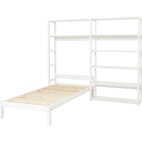 Hoppekids Storey reol med 8 hylder og seng 90x200 cm