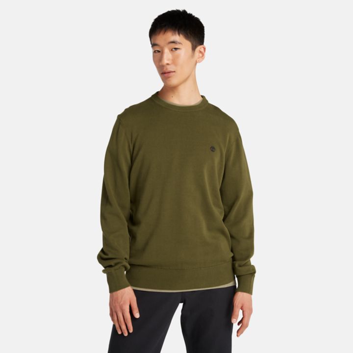 Suéter Williams River Crewneck Masculino na cor Verde