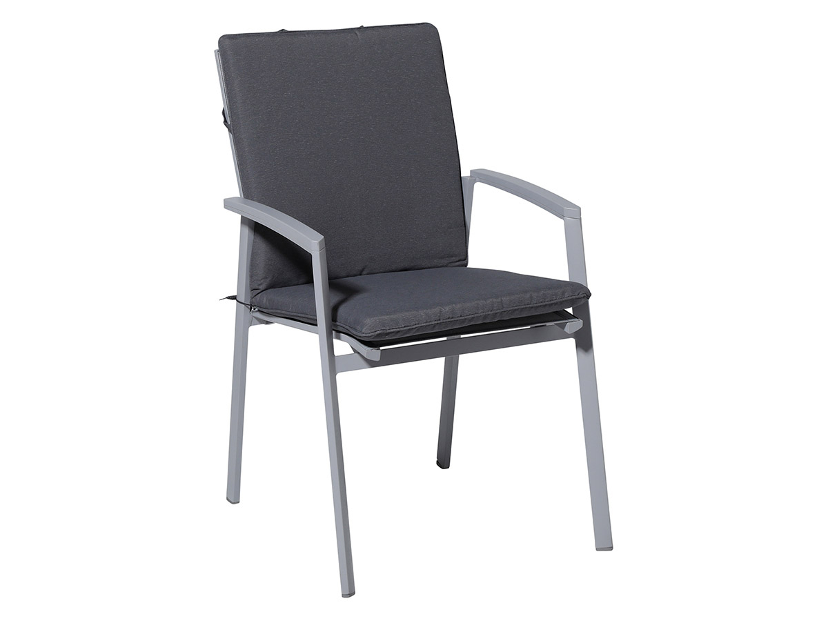Madison Panama grey stapelstoel kussen