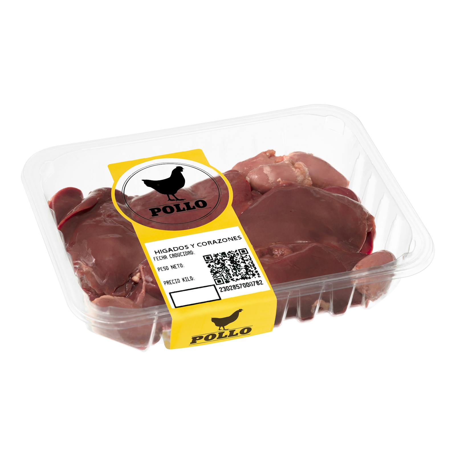 Foies et cœurs de poulet