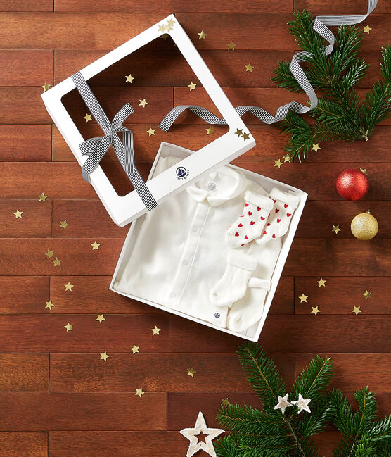 Coffret cadeau bébé body et chaussettes