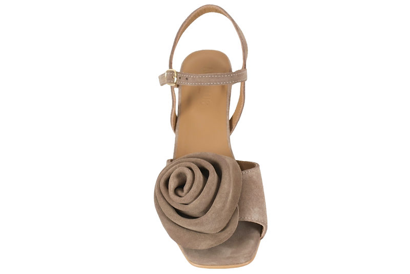 ANGULUS PUMPS I LYSEBRUNT RUSKIND MED BLOMST