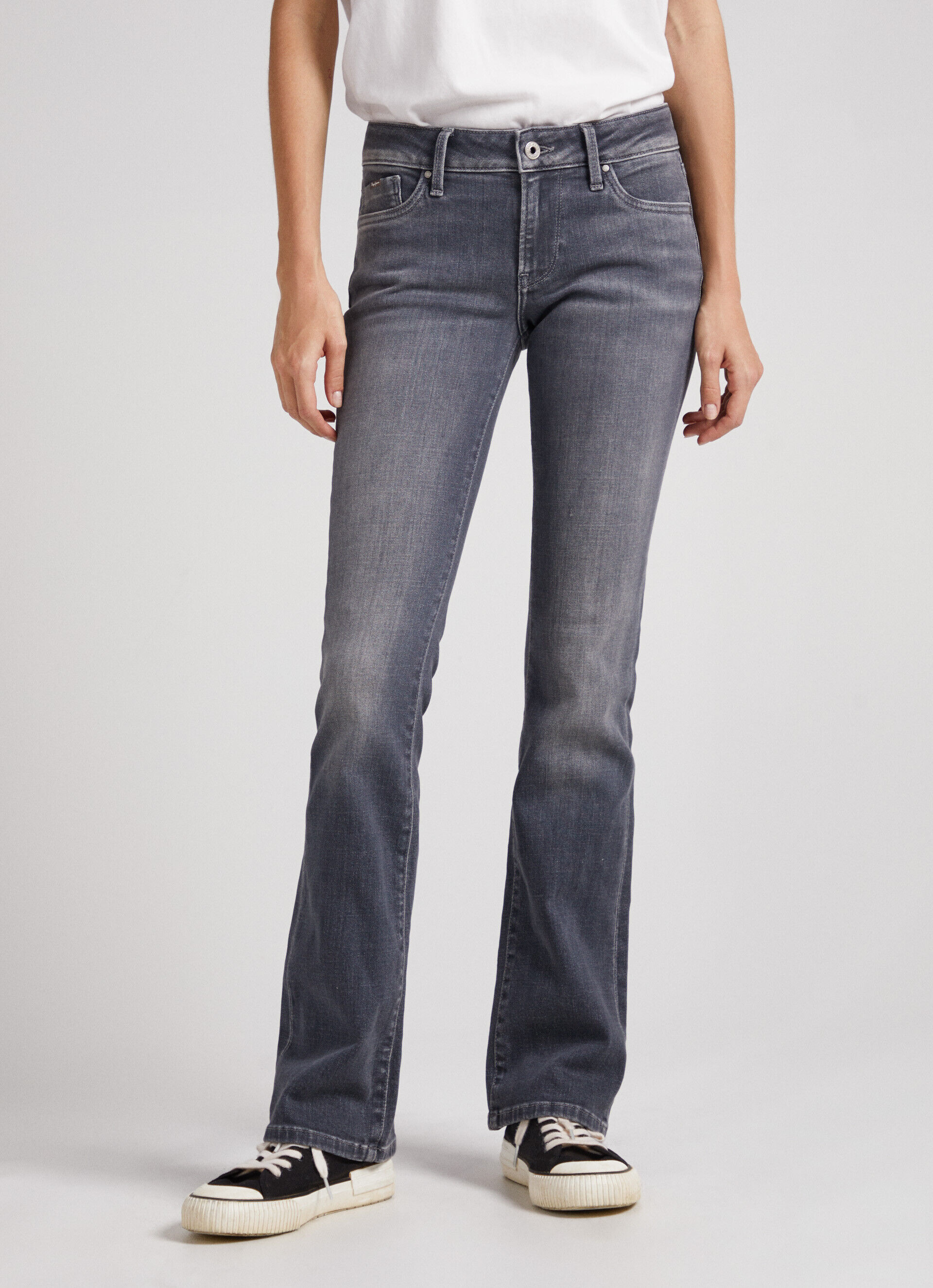 CALÇA JEANS PICCADILLY FIT SLIM TIRO TAMANHO MÉDIO - jeans