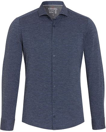 Pure The Functional Shirt Patroon Antraciet 4040-21750-130 kopen