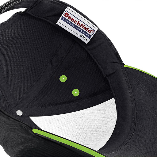 Boné/Viseira Esportiva Beechfield Ultimate Sandwich 100% Algodão.