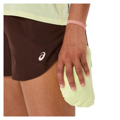Veste coupe-vent Asics Nagino Run Jaune Femme