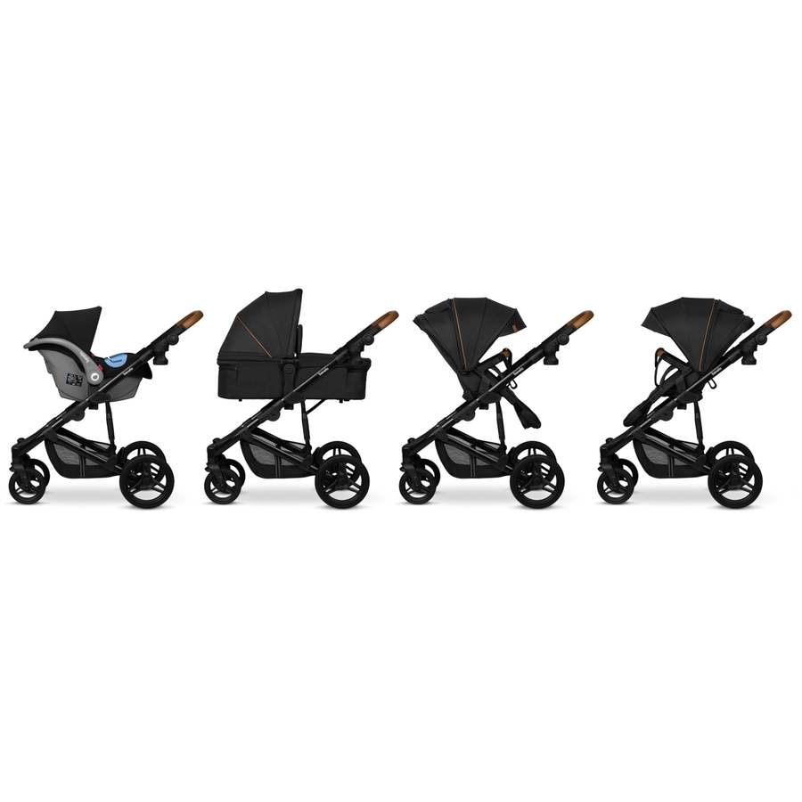 lionelo Kinderwagen Mari Tour 3in1 Black Onyx