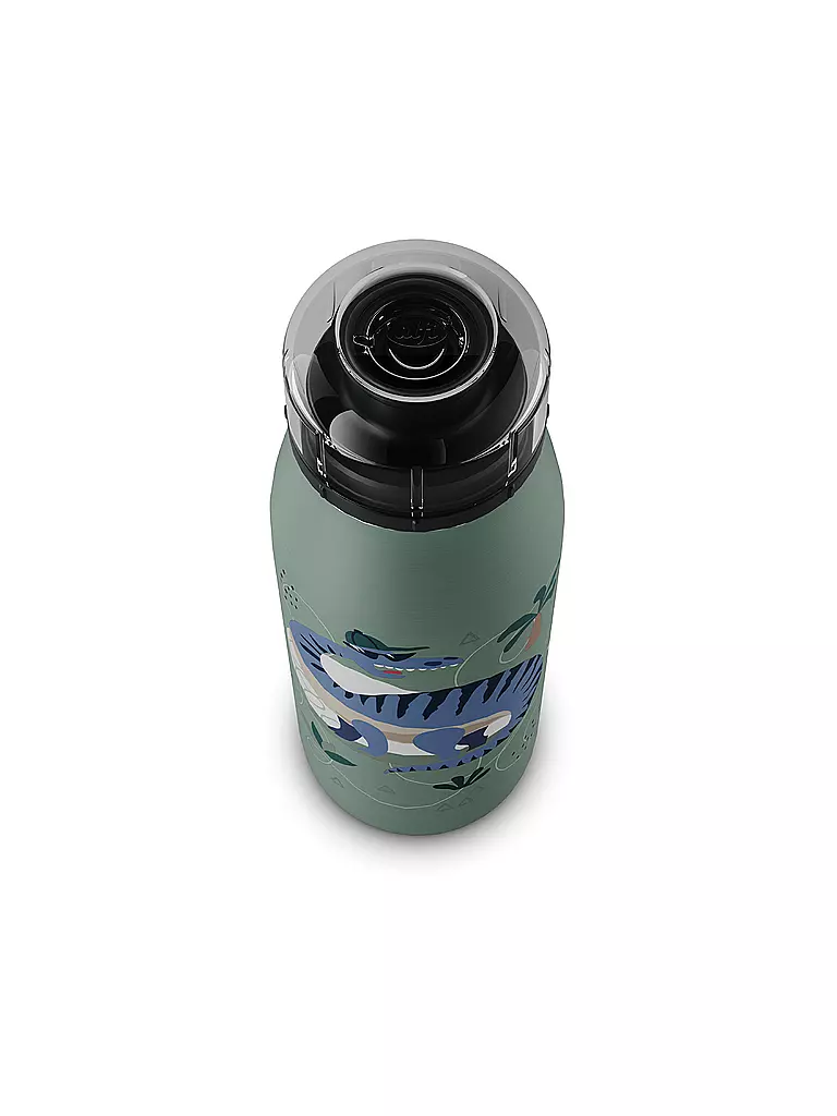 ALFI Isolierflasche - Thermosflasche Kids 0,35l Crazy Dinos hellgrün