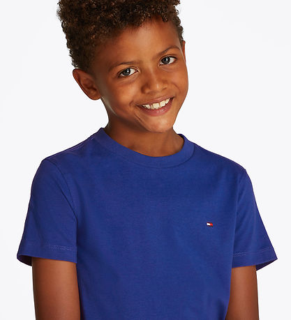 Tommy Hilfiger T-Shirt - Essential - Keilabsatz Blue