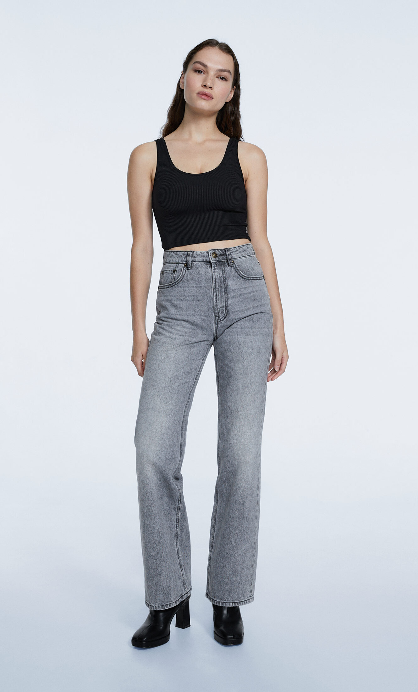 Conjunto de 3 tops de alças finas