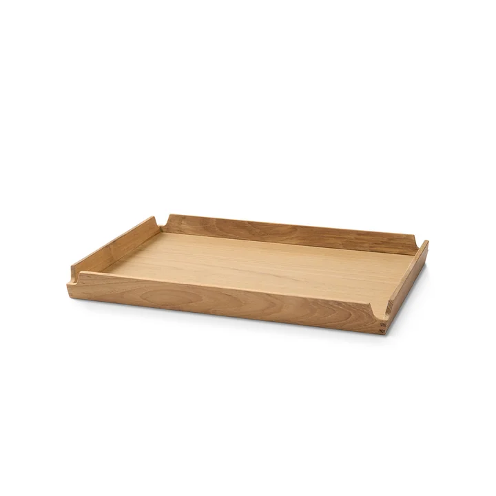 Lind DNA - Airy Teak Tablett Square M, Teak / Nupo natur