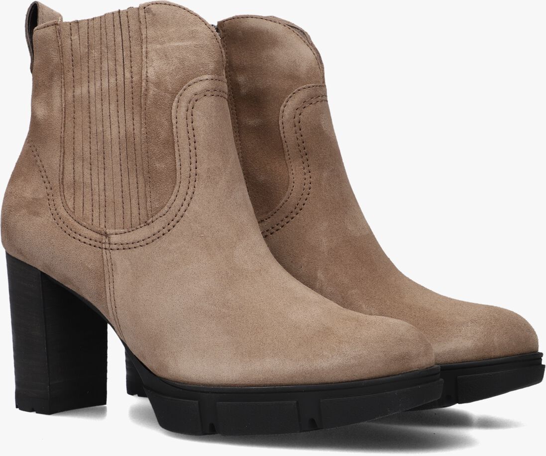 PAUL GREEN beige paul green enkellaarsjes 9033