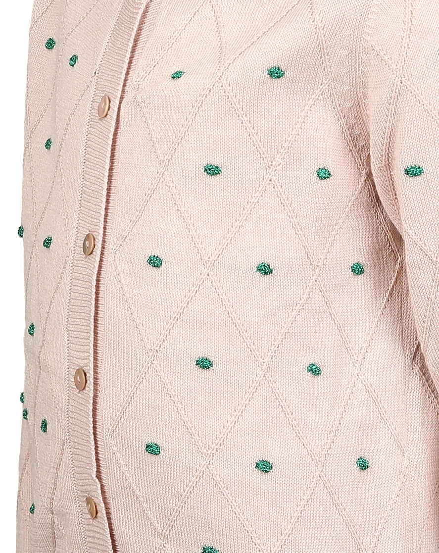 Strickjacke TILDA in cream taupe