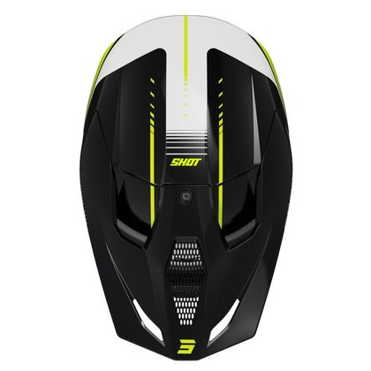 Casque cross Shot FURIOUS KID - PEAK - Jaune
