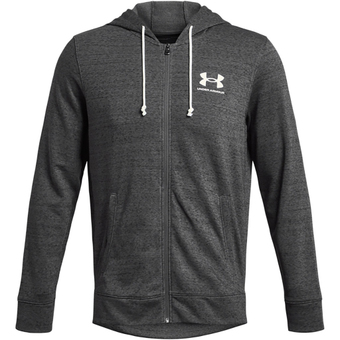 Under Armour Rival Terry Zip Hoodie Castlerock Light Heather Herren