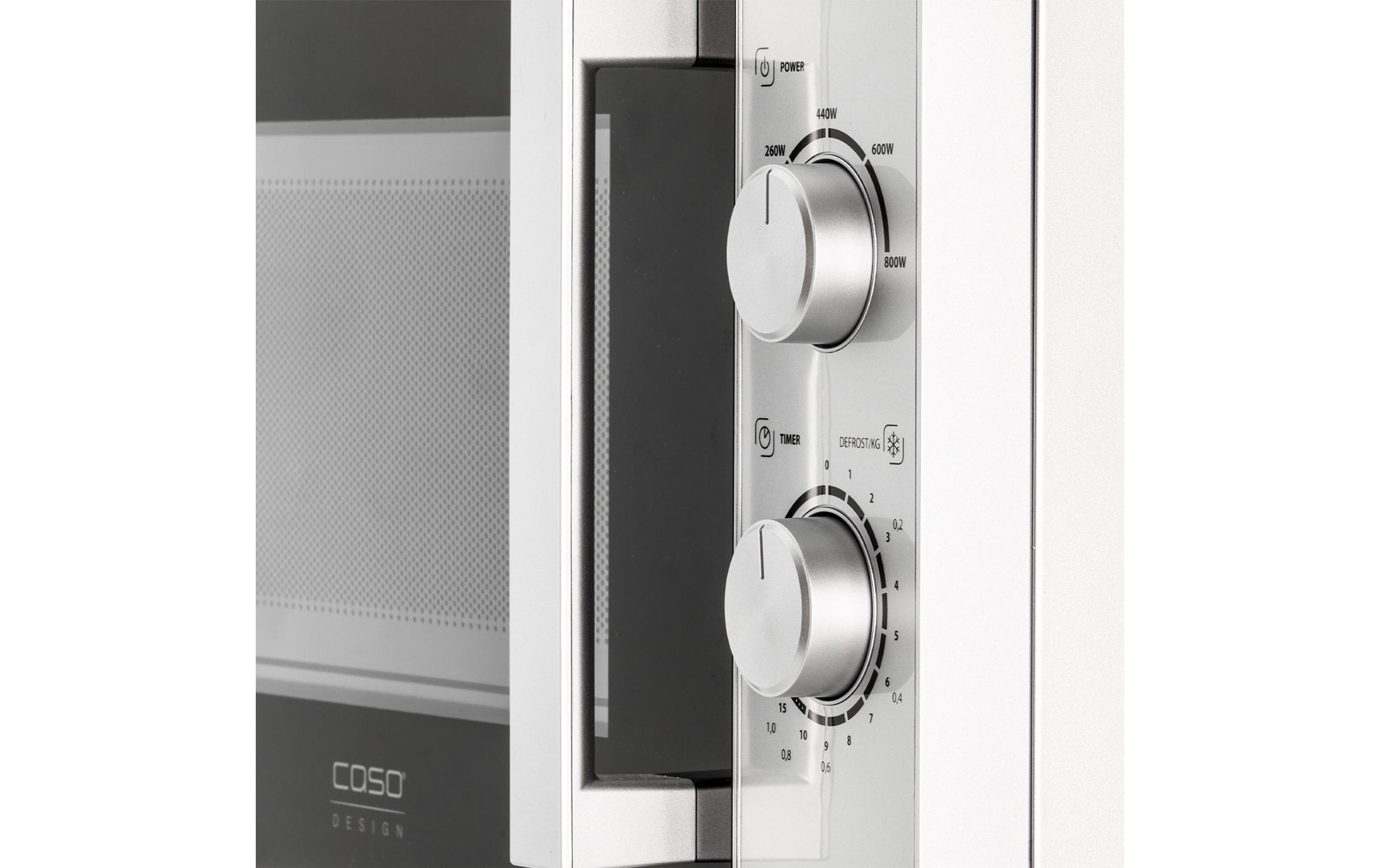 Mikrowelle M20 Gourmet Schwarz/Silber<br>Design-Mikrowelle