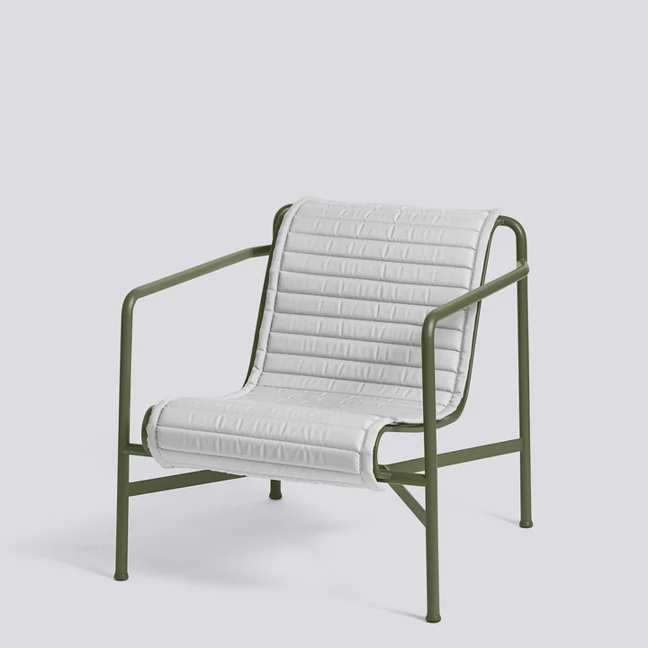HAY - Palissade Quilted Cushion für Lounge Chair Low, anthrazit