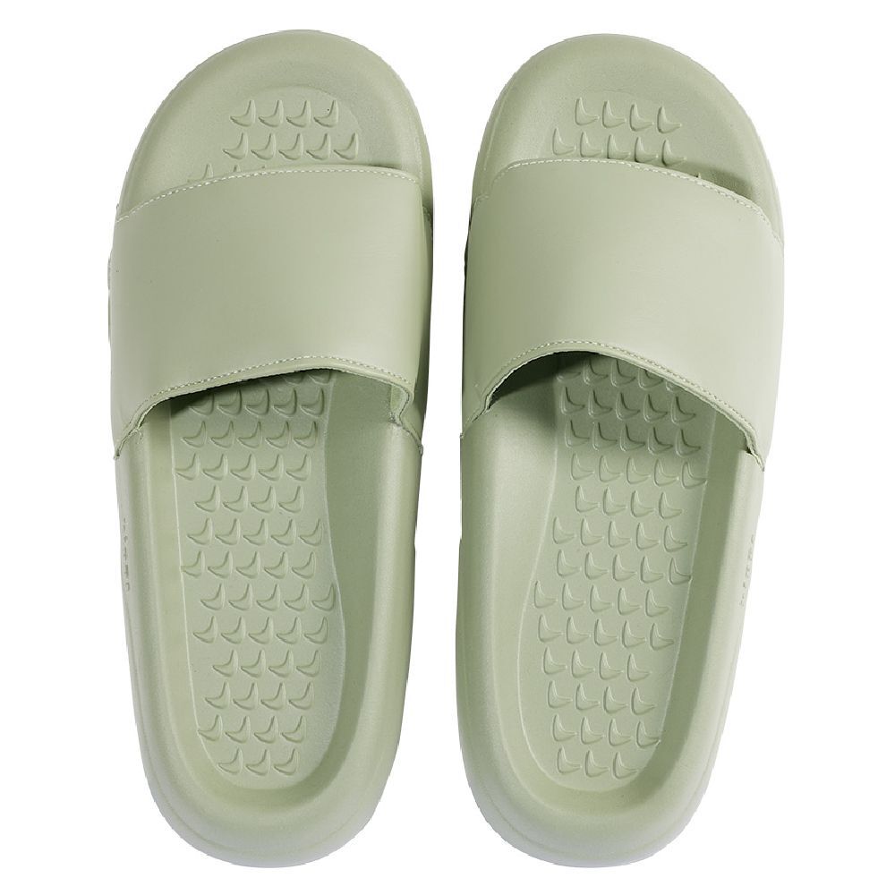 Sandales claquettes plastique vert uni T40/41