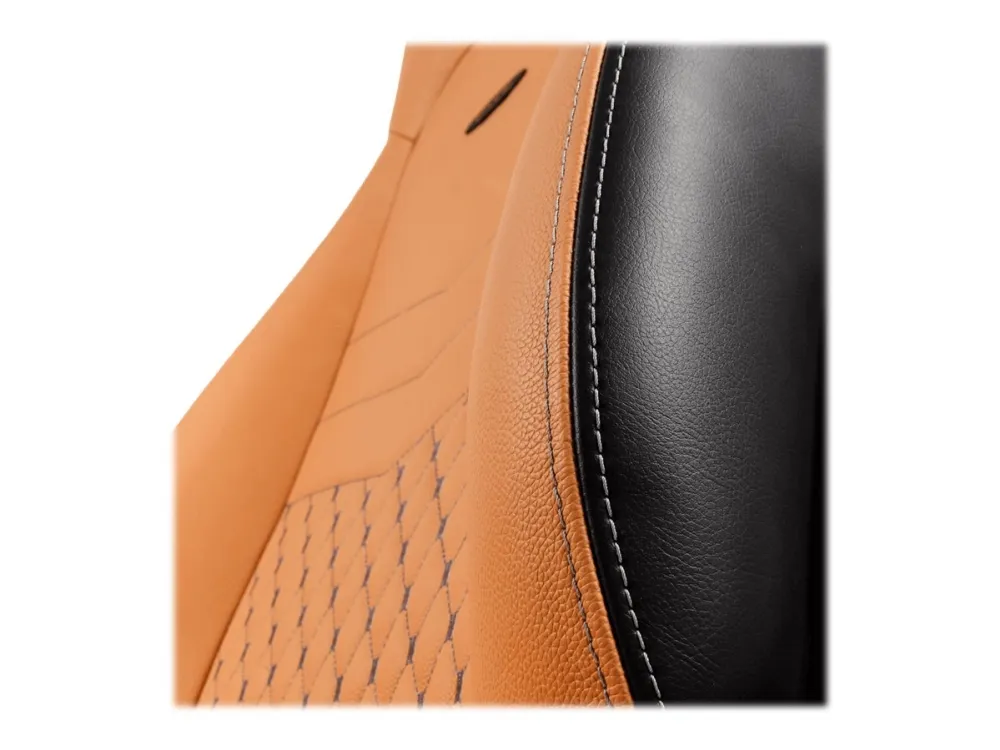 noblechairs ICON, Real Leather - Cognac / Black Gamer Stol - Brun / Sort - Læder - Op til 150 kg