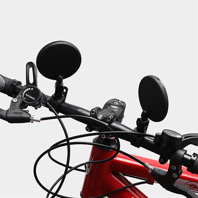 Justerbare cykelspejle bakspejle 2-pak Sort