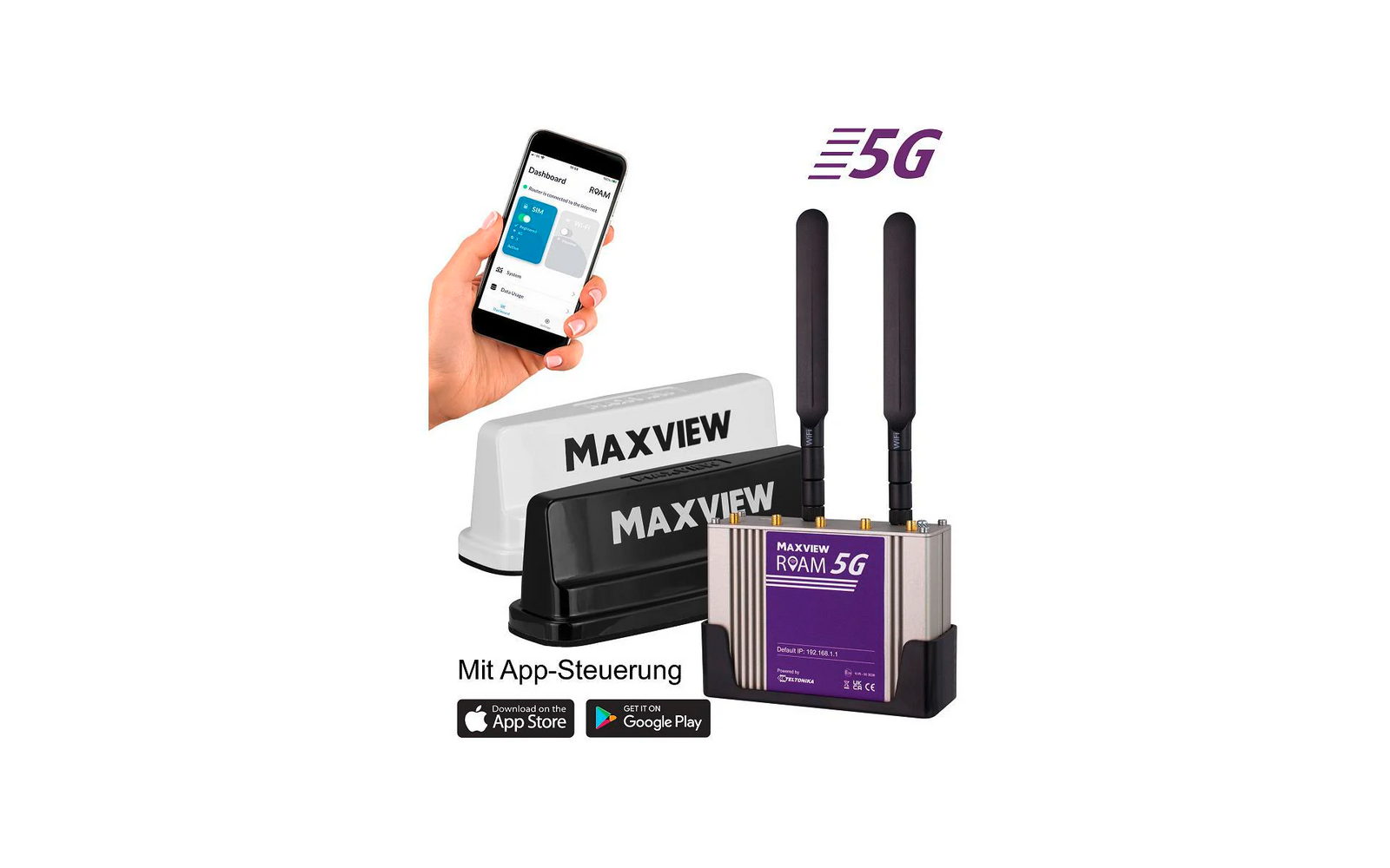 Maxview Roam Campervan 2x2 5G schwarz