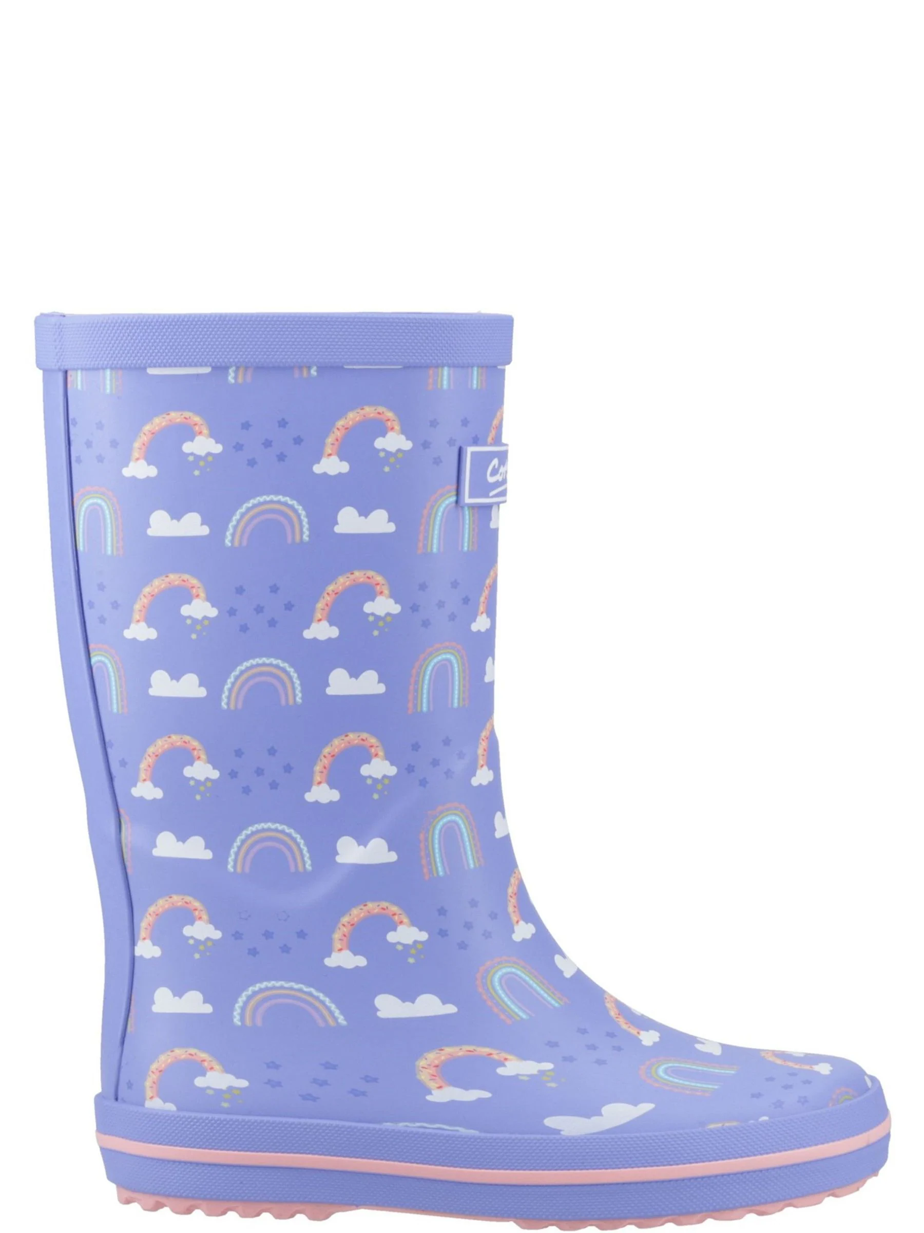 Paars - Cotswolds Charlbury Jnr Wellington Boots
