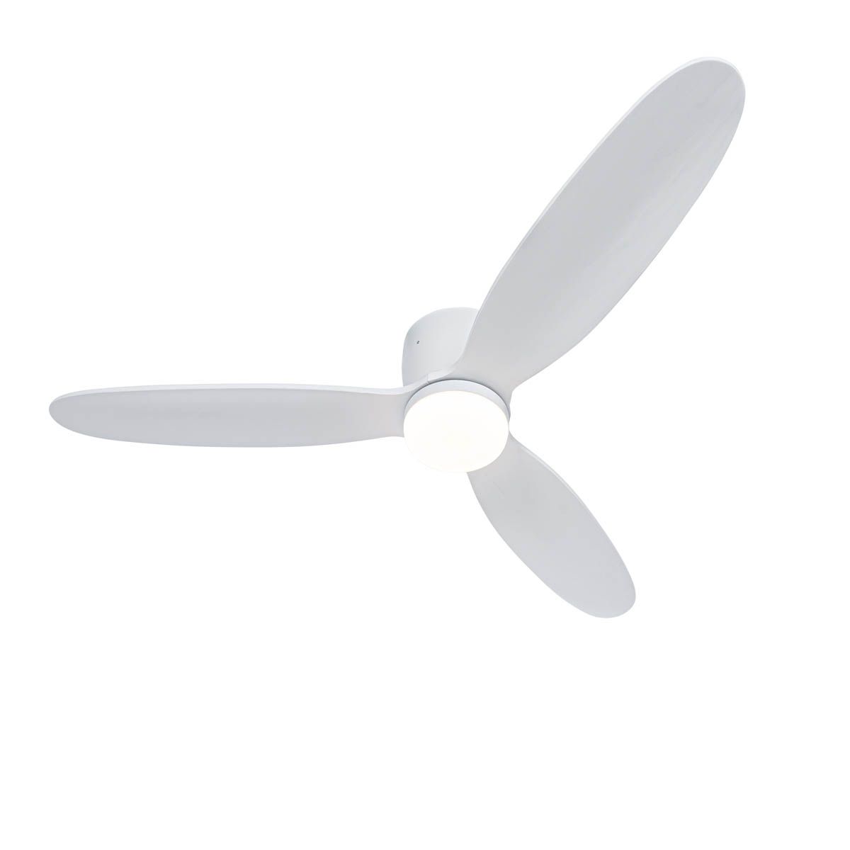 Smart plafondventilator wit 132cm incl. LED CCT met afstandsbediening - Sofio