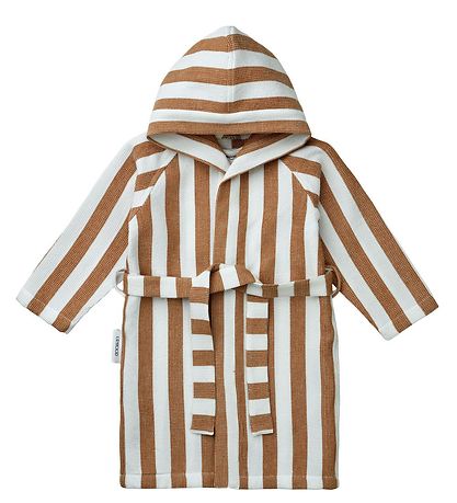 Liewood Bådek?be - Gray - Stripe Golden Caramel/White