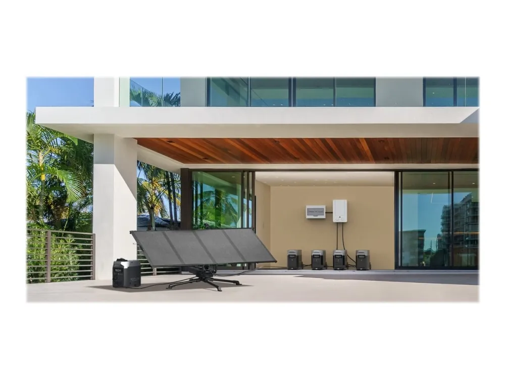 EcoFlow Delta Pro - Transportabel strømstation - AC 220-240 V - litiumjernfosfat - 3600 Wh - Wi-Fi, Bluetooth - output-stikforbindelser: 14