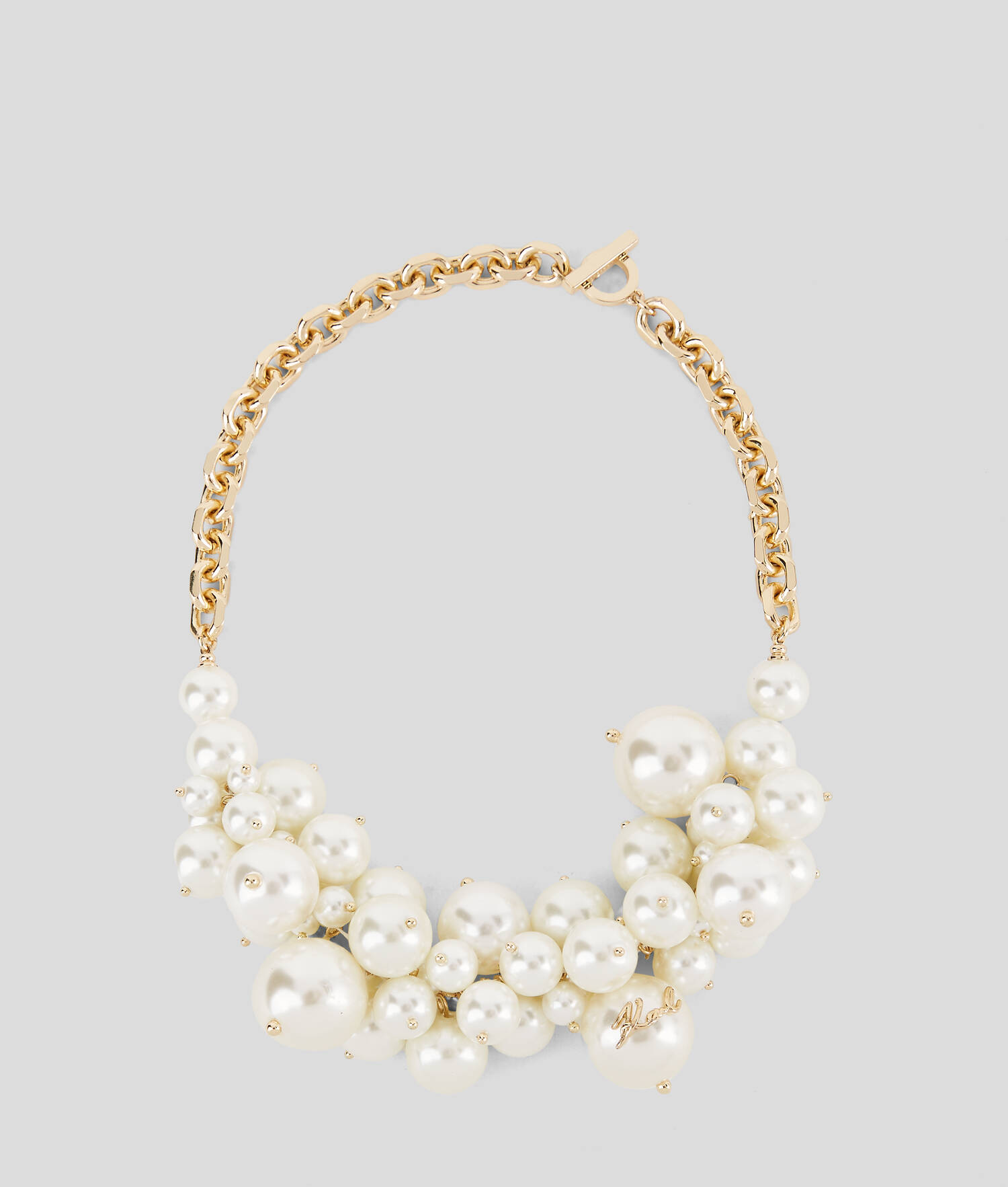 COLLIER RAS DU COU EN PERLES K/SIGNATURE - Or
